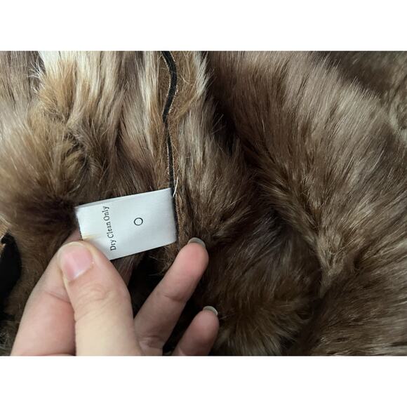 NWT Coldwater Creek Wonderlands toggle pea Coat Sz M Black suede faux fur - Picture 6 of 12